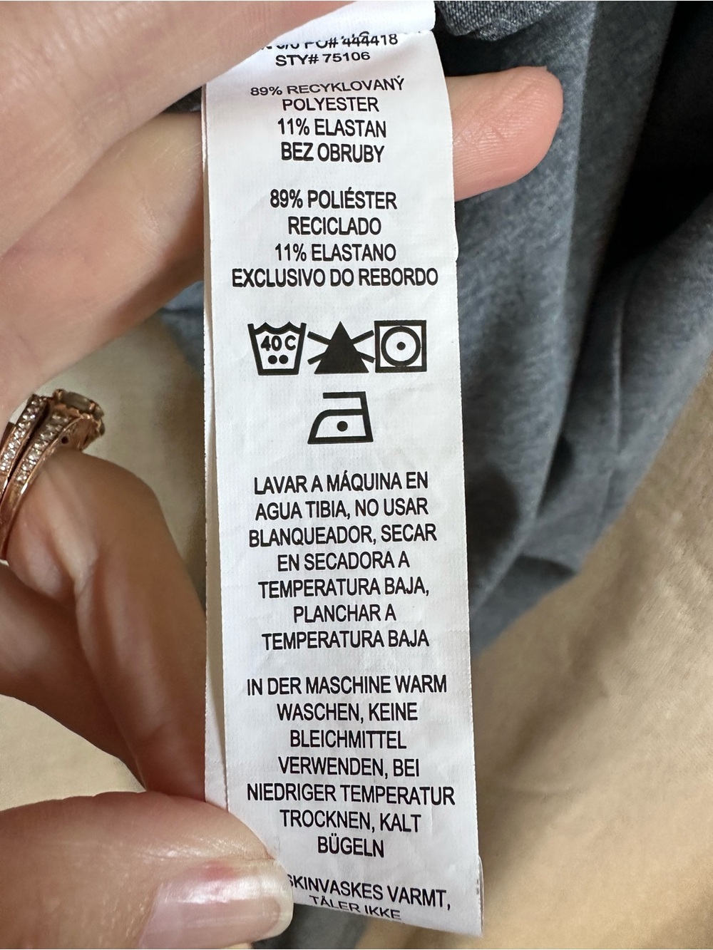 NWOT Patagonia Seabrook Jumpsuit in Plume Grey | Size XL - Picture 11 of 12